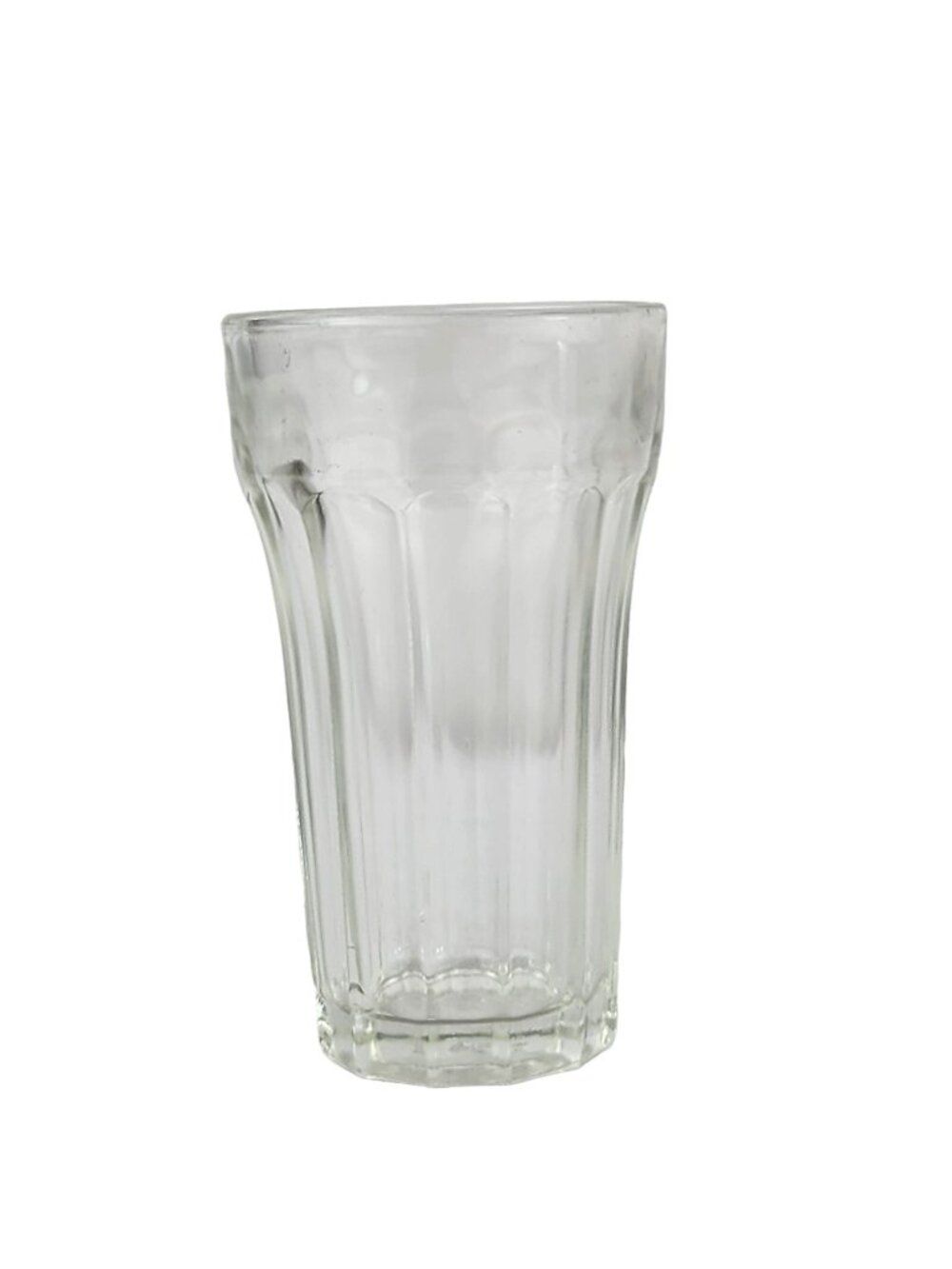 Hazel Atlas Clear Thick & Heavy Glass Root Shot Mug 4"